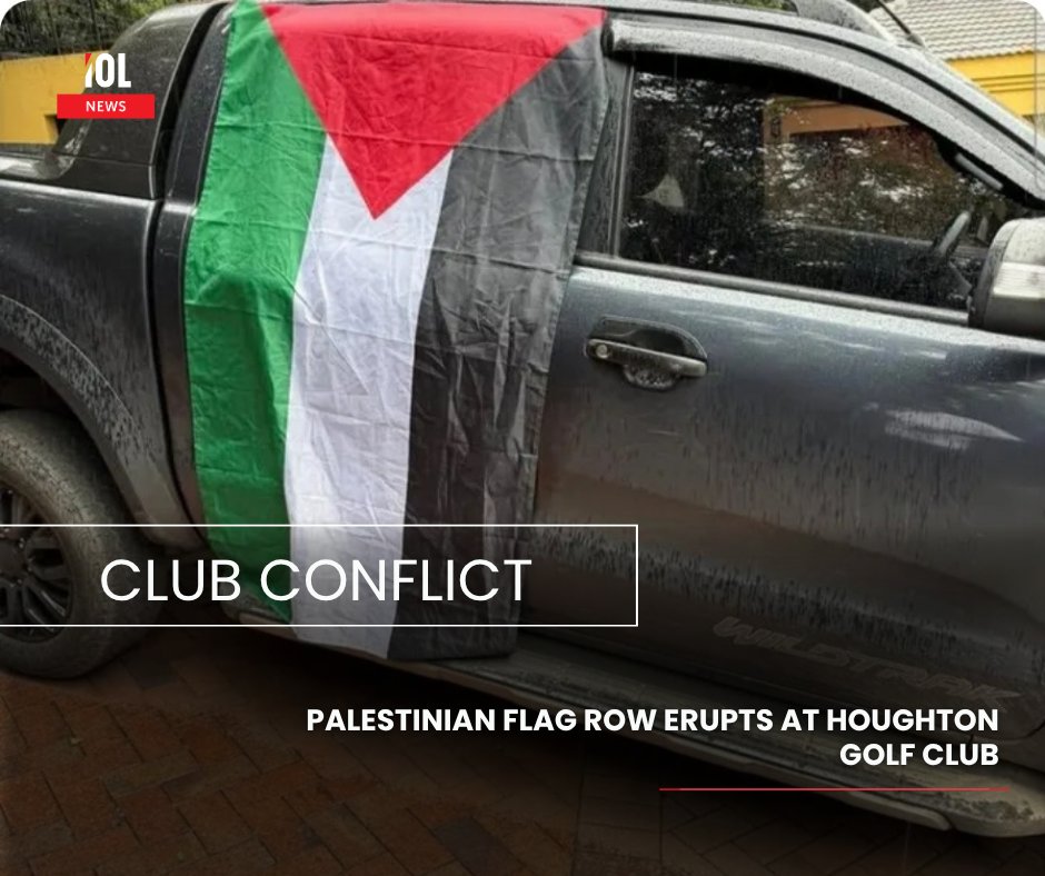 IOL's tweet image. A row has erupted at Houghton Golf Club after a man claimed he was kicked out for displaying a Palestinian flag on his car. But management insists the issue is about neutrality, not politics.
#news #HoughtonGolfClub #man #kicked #out #Palestinian #flag #management #neutrality