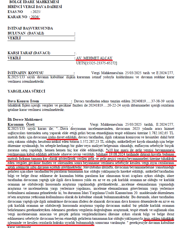 Av. Mehmet Alçay, Vergi & Hukuk tweet media
