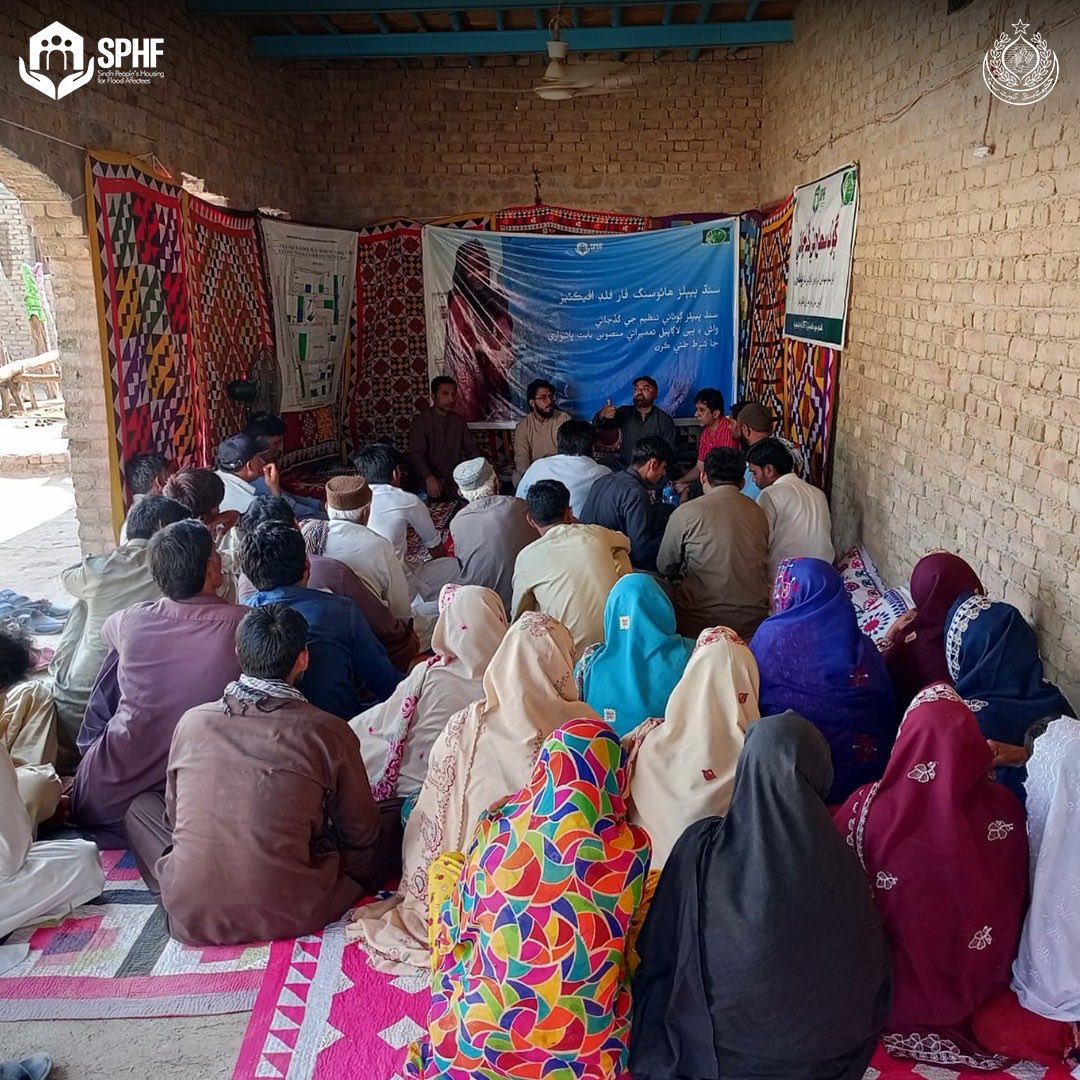 SPHF is expanding beyond housing into WASH &amp; Improved Infrastructure initiatives. Agreements are being signed across Sindh b/w People’s Village Organizations &amp; implementing partners to improve access to safe drinking water, sanitation, &amp; climate-resilient infrastructure.