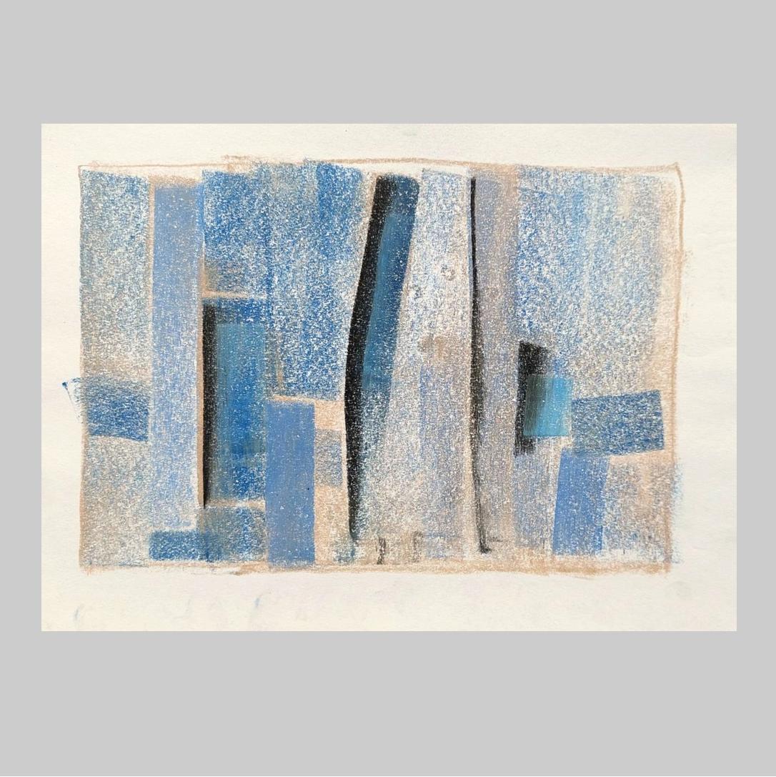 b_sallard's tweet image. "Nature morte", pastel sec/ dry pastel, 20 x 30 cm, 2003.       
#abstractart