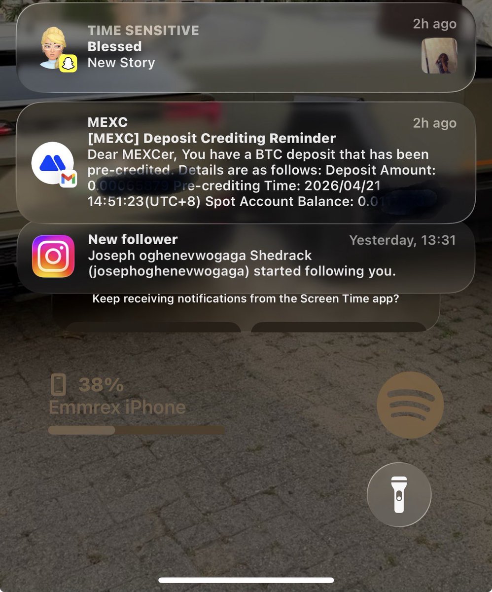 Good morning 
When last did you wake up to a notification like this 😩❤️