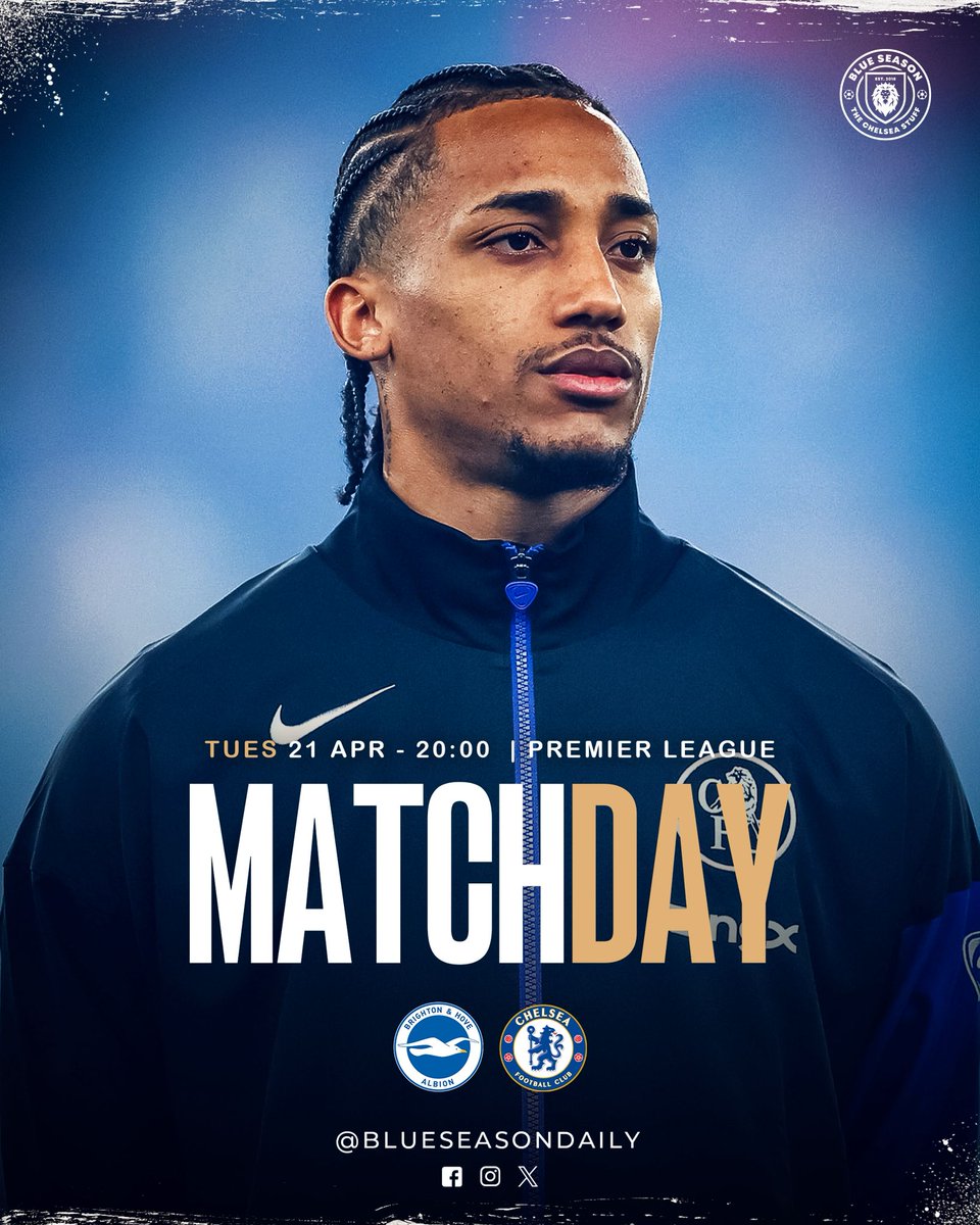 BlueSeasonDaily's tweet photo. Brighton vs Chelsea. #MatchDay #BHACHE https://t.co/KVN4Ld8Oda