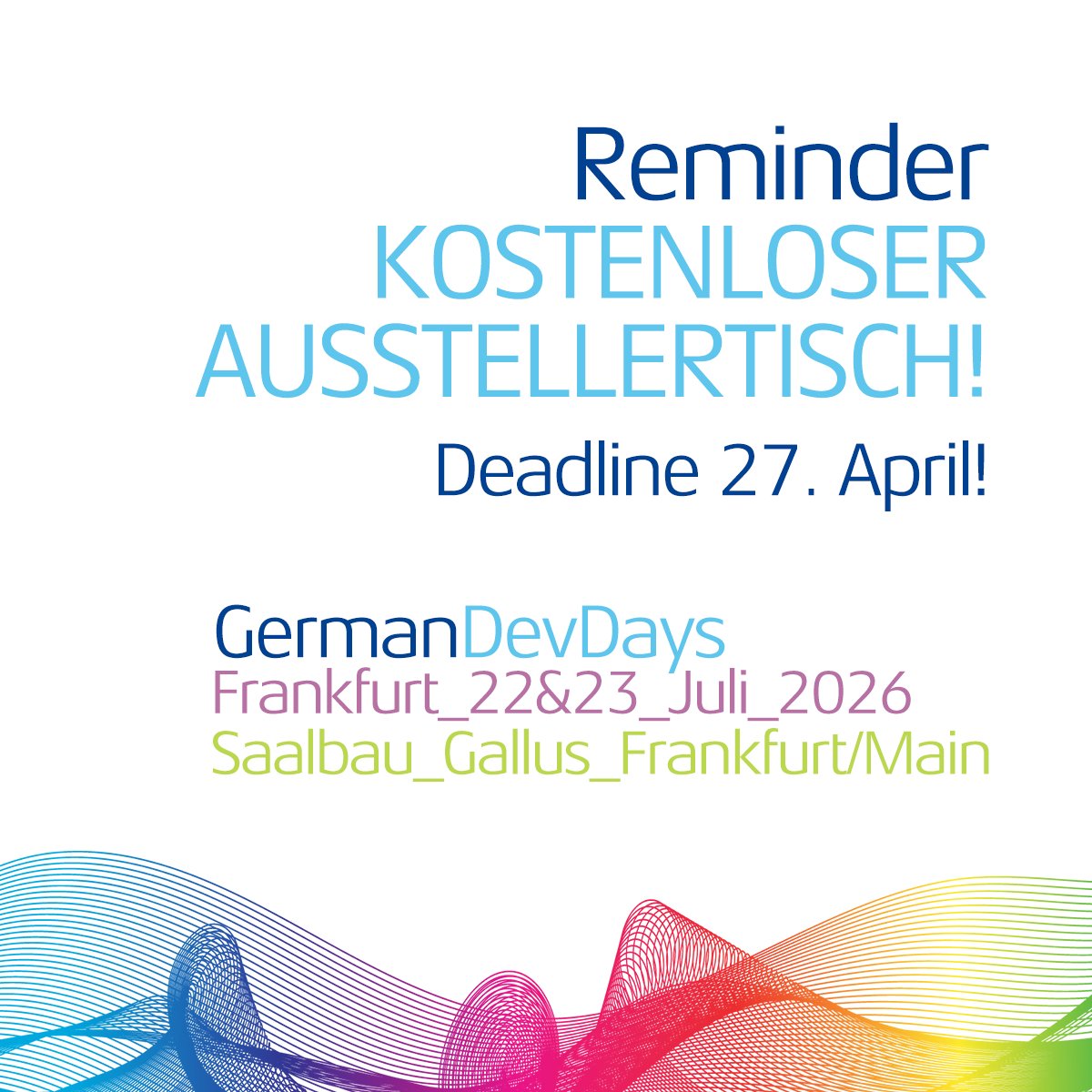 GDD - GermanDevDays 🌈 tweet media
