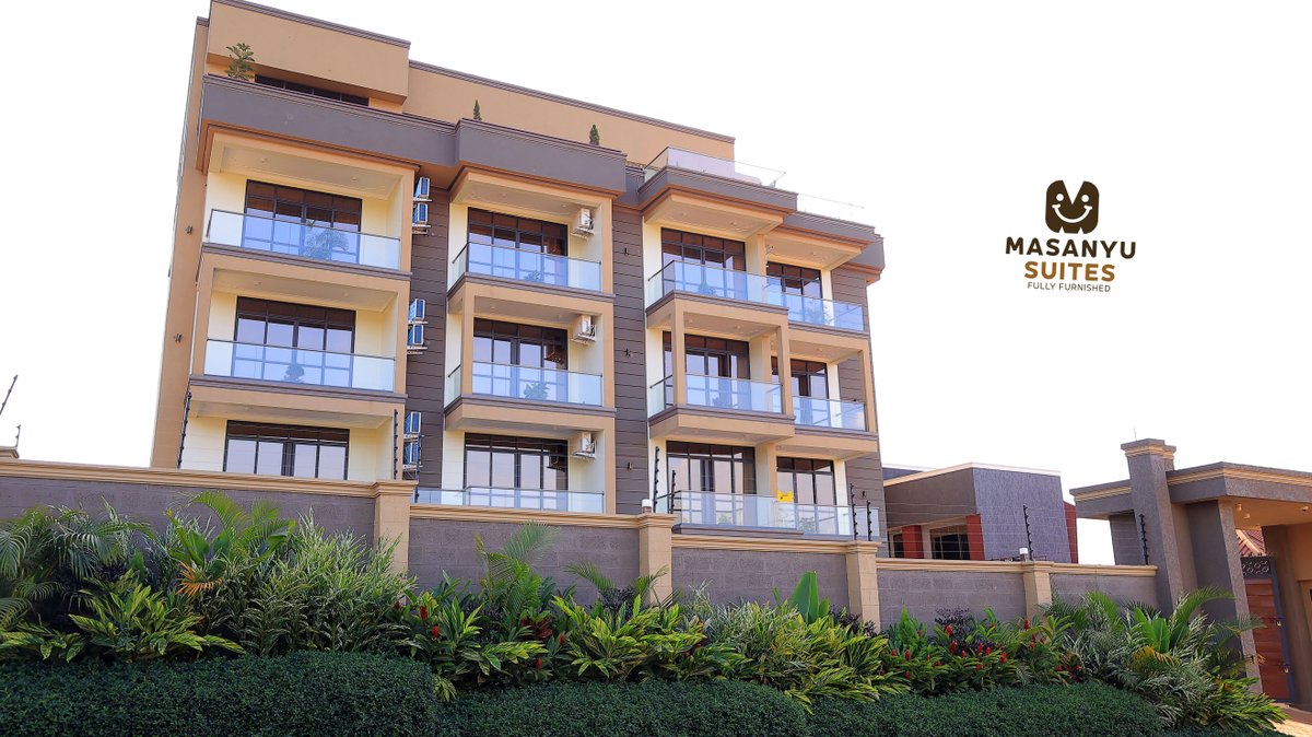 MasanyuSuites's tweet photo. Enjoy studio, 1 &amp; 2-bedroom suites with modern kitchens, Smart TVs, free WiFi, and parking. Rooftop lounge, gym, sauna &amp; steam room. Just 29 mins from Entebbe Airport. Perfect for short or long stays. Call +256762488560 or email connect@masanyusuites.com to make a reservation