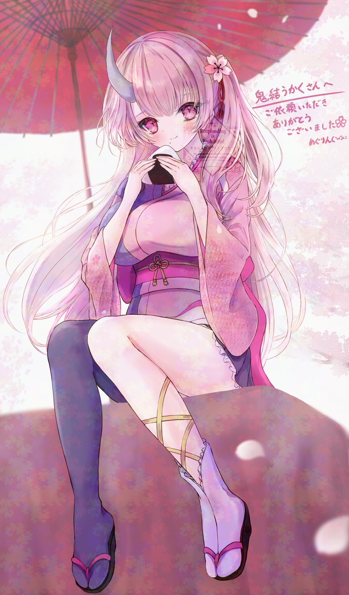 🌸この度Skeb様にて、大好きなめぐりん様(<a href="/meg3_inaba/">めぐりん( 'ω')₌₃</a> )よりまたお写真を撮って頂きました💖
#おむすび宅配ボックス
🌸大好きなお客さまを見つめながら、「おむすび」を両手に持つ鬼結…背景も素敵にして頂きつつ今回も繊細に、でも美麗に可愛く美しく撮って頂き凄く凄く幸せです…💕