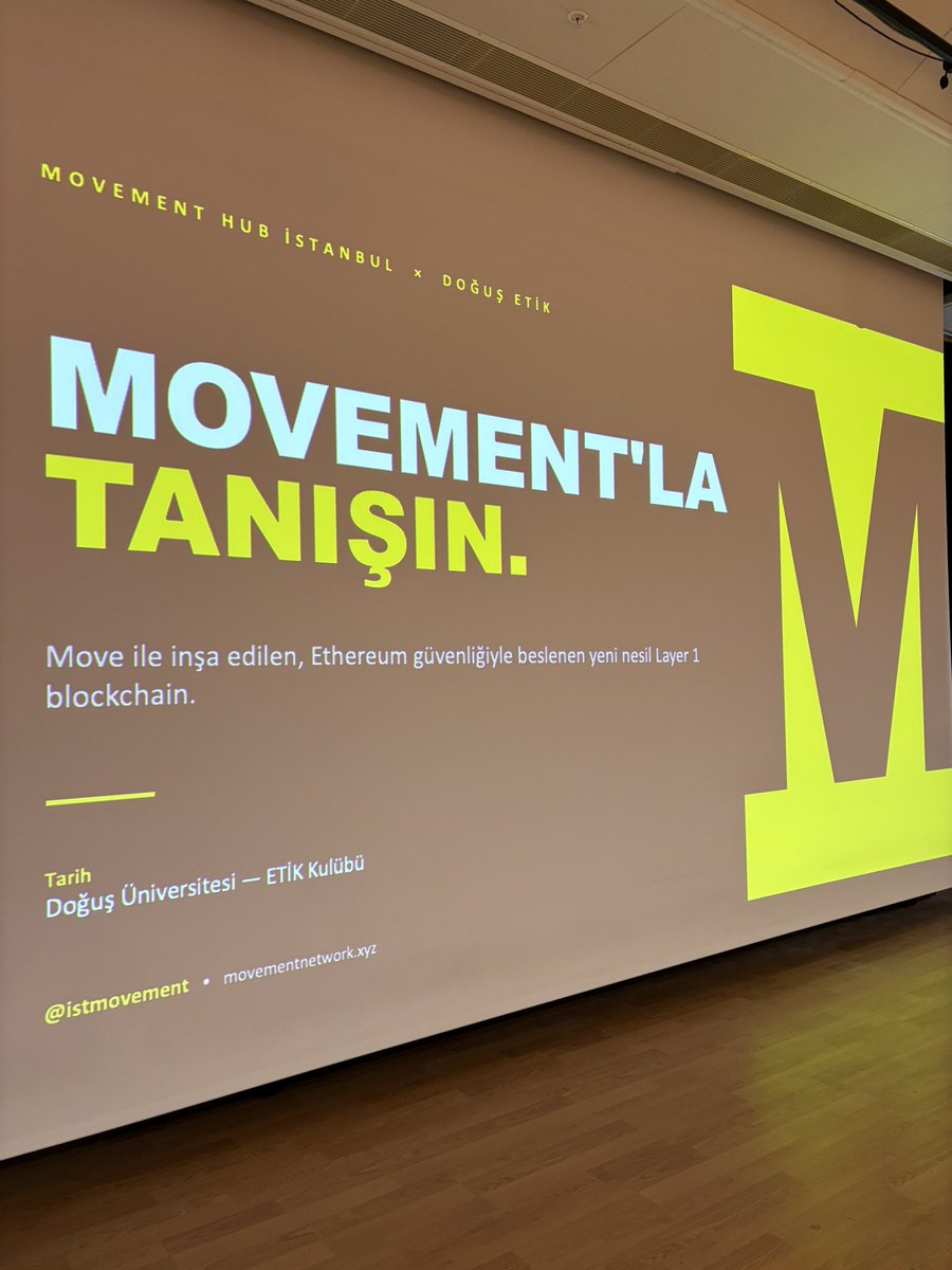 istmovement's tweet image. Heyecanla katılımcılarımızı bekliyoruz 
#Web3 #gmove #Movement #move #Blockchain #irl #event