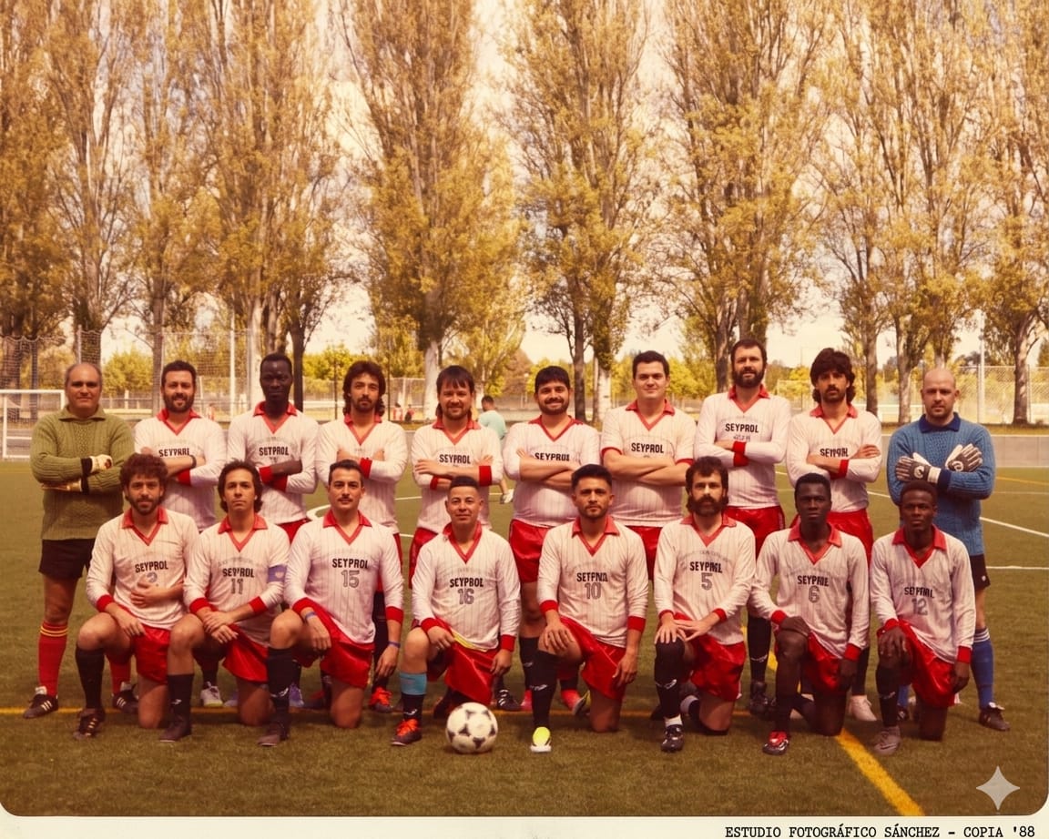 Equipación retro + filtro ochentero = Maravilla absoluta 😍