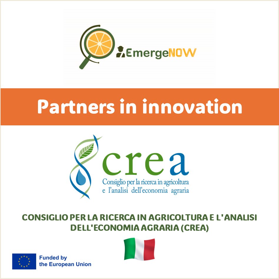 EmergeNOW_EU's tweet photo. 👉 Meet the project partner @CREARicerca , Italy’s leading agri-food research body 🇮🇹, advancing plant health, AI diagnostics &amp; sustainable pest management in EmergeNOW 🌱
Learn more on:  https://t.co/LlpYPcRlwO
#EmergeNOW #HorizonEurope https://t.co/YpnSWchTyo
