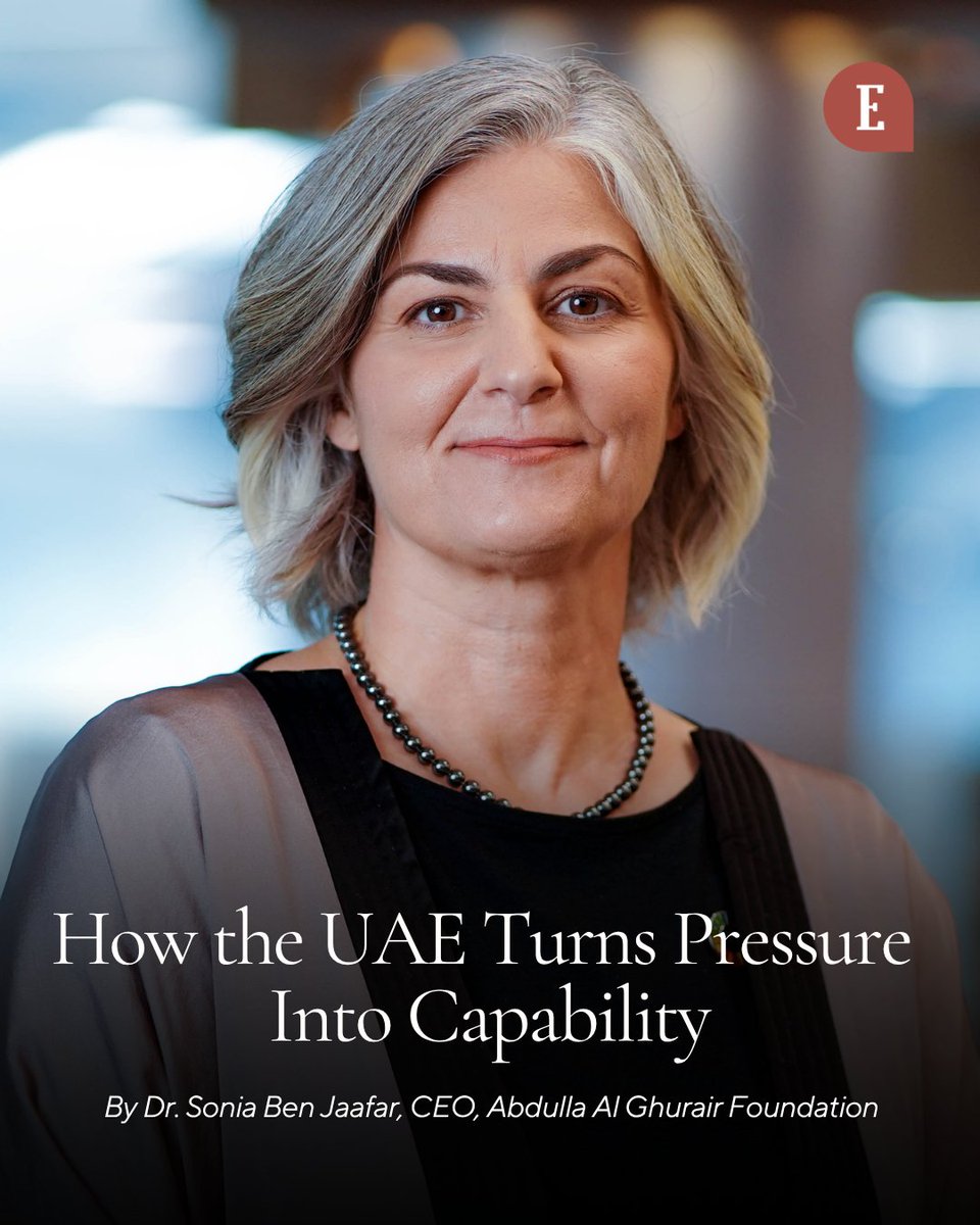 EntMagazineME's tweet image. "Resilience is often seen as the mark of a strong system. In reality, it is where any system must begin," Dr. Sonia Ben Jaafar (@SB4Edu), CEO of the Abdulla Al Ghurair Foundation (@AGFforE), says, positioning #resilience not as an end-state but as the foundation for systems