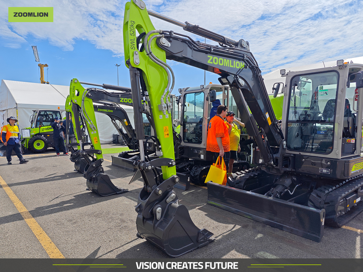 Zoomliontech's tweet image. #ZOOMLIONBrand
On Apr 17, ZOOMLION showcased 10 customized earthmoving machines at DDT Sydney, including excavators and skid steers, supporting diverse local jobsite needs.
#ZOOMLION #Earthmoving #Australia
