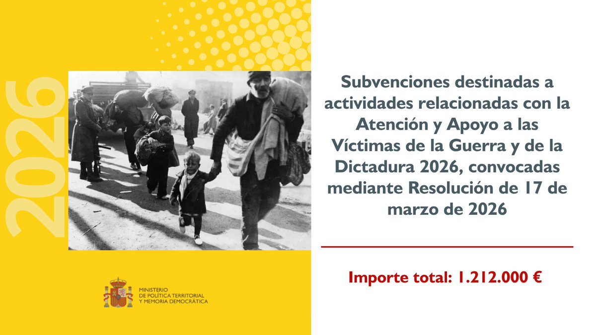 Secretaría de Estado de Memoria Democrática tweet media
