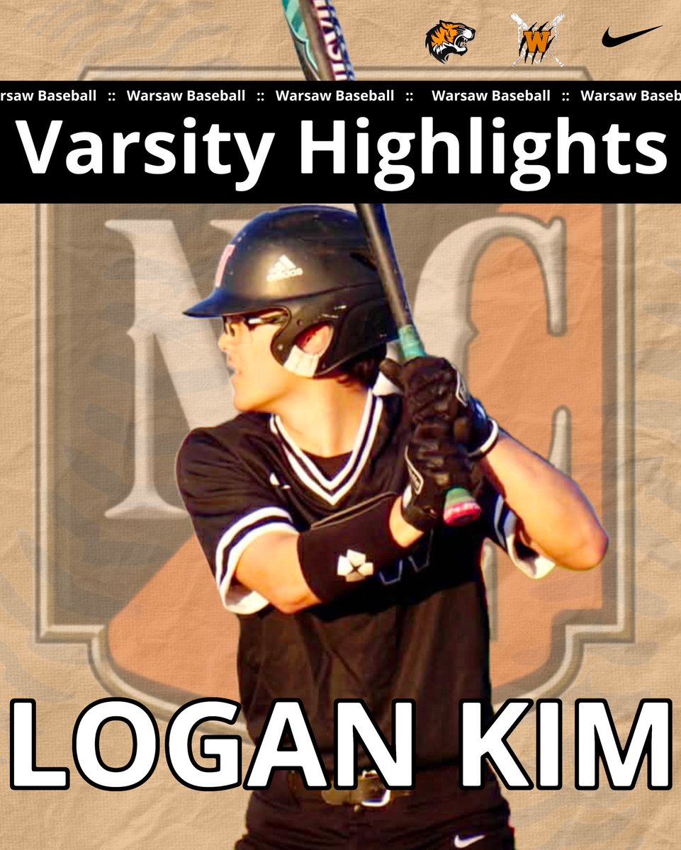 baseball_warsaw's tweet image. GAME HIGHLIGHTS
WARSAW vs WAWASEE
LOGAN KIM, Senior
2 for 4, 1 Single, 1 Double, 1 RBI, 2 Runs Scored, 1 Stolen Base 
#Warsaw #Baseball