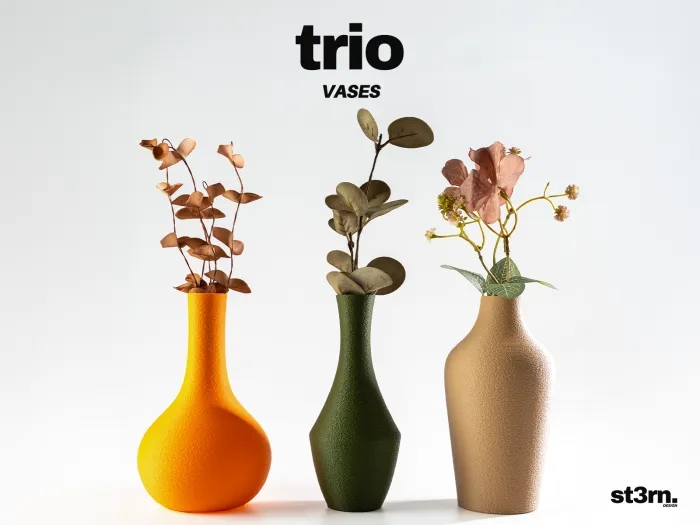 CrealityCloud's tweet image. Vase Collection ✨

Featuring
Vase | Modern Style by pop cg
Trio ⬝ Vases  by st3rndesign
hearts • vase by h3li0
Cracked Stone Vase by 3dpaintlab

👉 Download &amp;amp; print here: go.crealitycloud.com/vase

#CrealityCloud #vase #3dprinting #HomeDecor #3DModel #VaseDesign