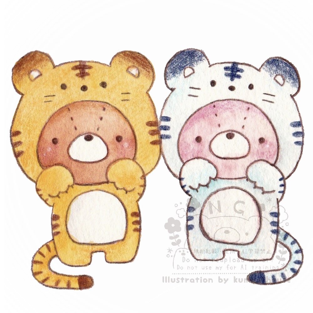 がおーฅ( •ω• ฅ)
トラさんになったのだ🐯