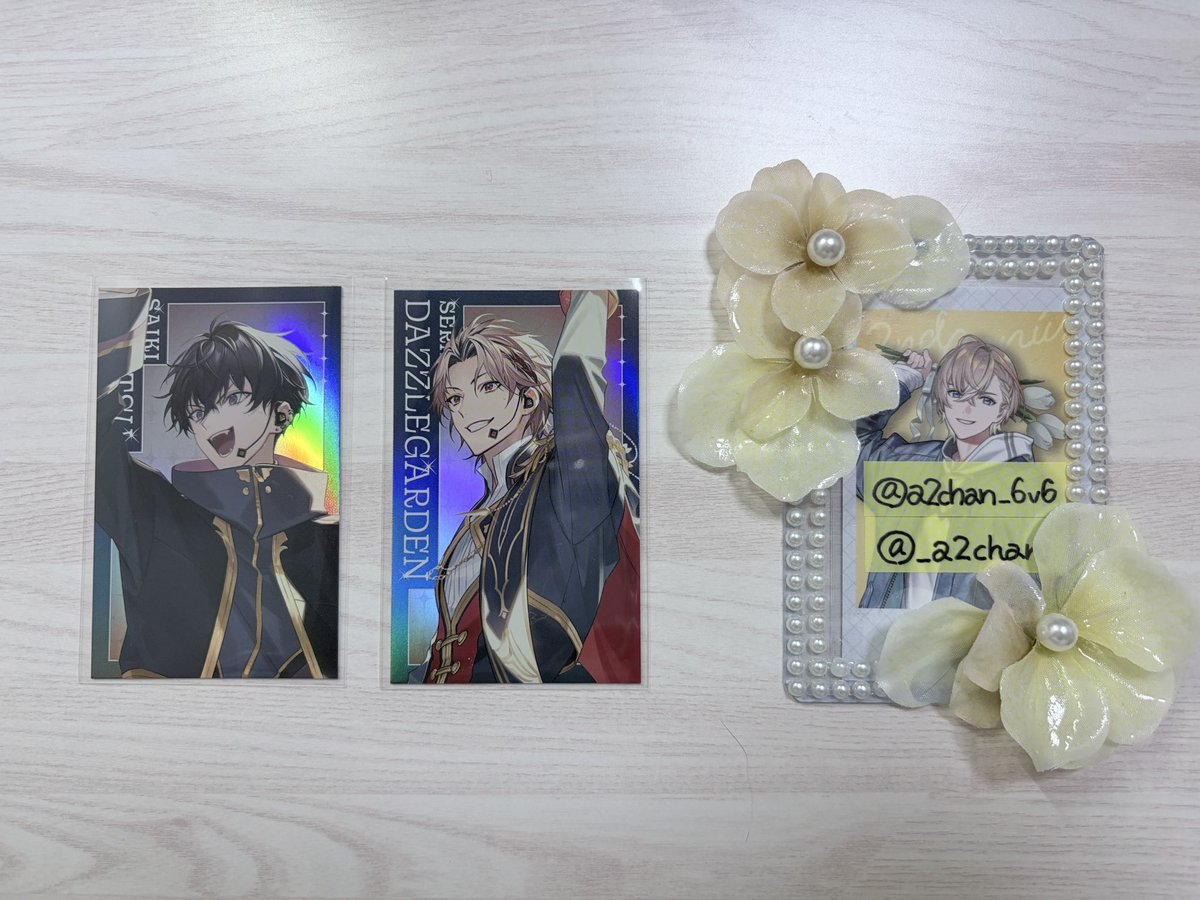 _a2chan's tweet photo. 交換
にじさんじ にじフェス 8th Anniversary LIVE 「CONCERTO」Day2
キラキラ カード 缶バッジ

譲 》 画像1・2

求 》 画像3

お気軽にお声掛けください。 https://t.co/2bSjCAQb9r