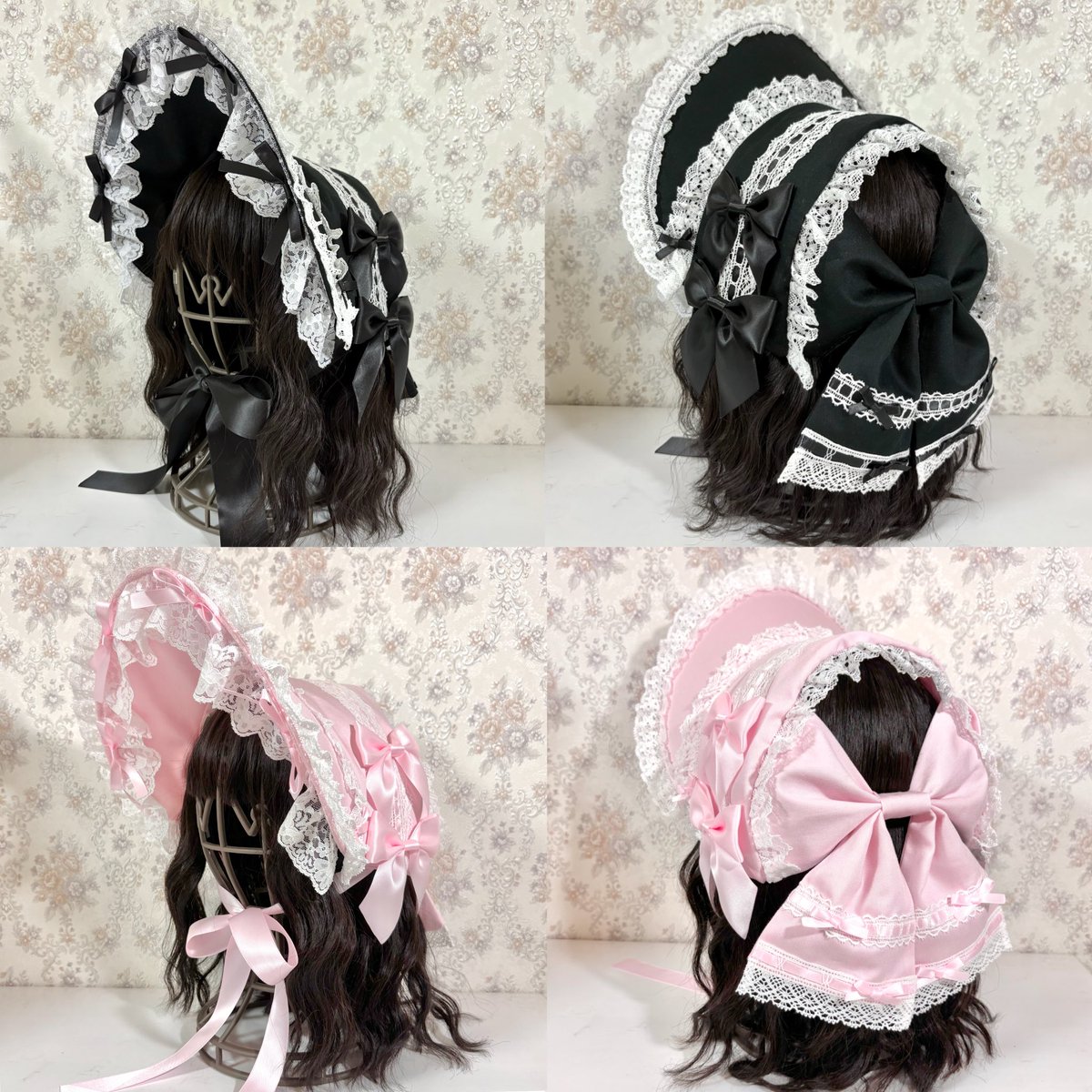 リボンたっぷりボンネット🎀 #クリマ #クリマ54