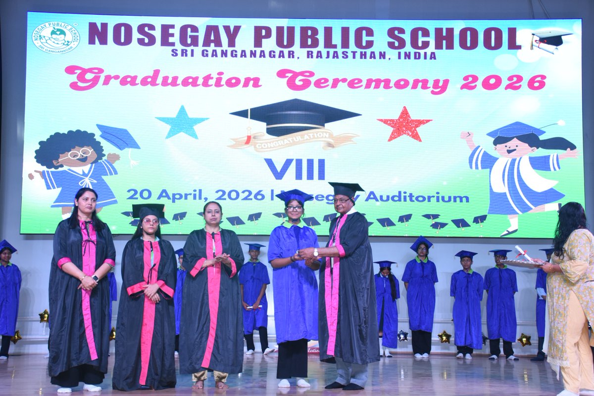 NosegaySchool's tweet image. 🎓 Graduation Ceremony – Class VIII to IX 🎉

#GraduationDay #ClassOf2026 #ProudMoment #SchoolMemories #NewBeginnings #AchievementUnlocked #FutureReady #CeremonyVibes #StudentSuccess #MilestoneMoment #NosegayPublicSchool #CBSE #AcademicExcellence #DreamBig #CelebrateSuccess