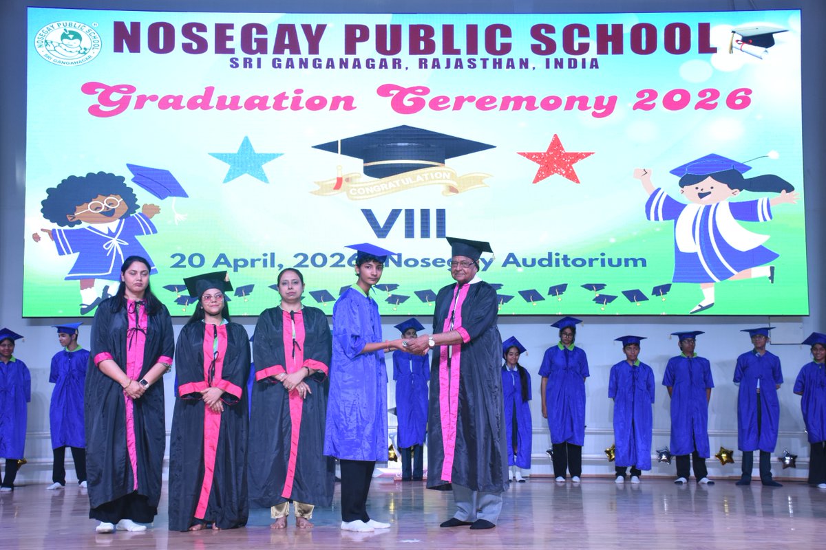 NosegaySchool's tweet image. 🎓 Graduation Ceremony – Class VIII to IX 🎉

#GraduationDay #ClassOf2026 #ProudMoment #SchoolMemories #NewBeginnings #AchievementUnlocked #FutureReady #CeremonyVibes #StudentSuccess #MilestoneMoment #NosegayPublicSchool #CBSE #AcademicExcellence #DreamBig #CelebrateSuccess
