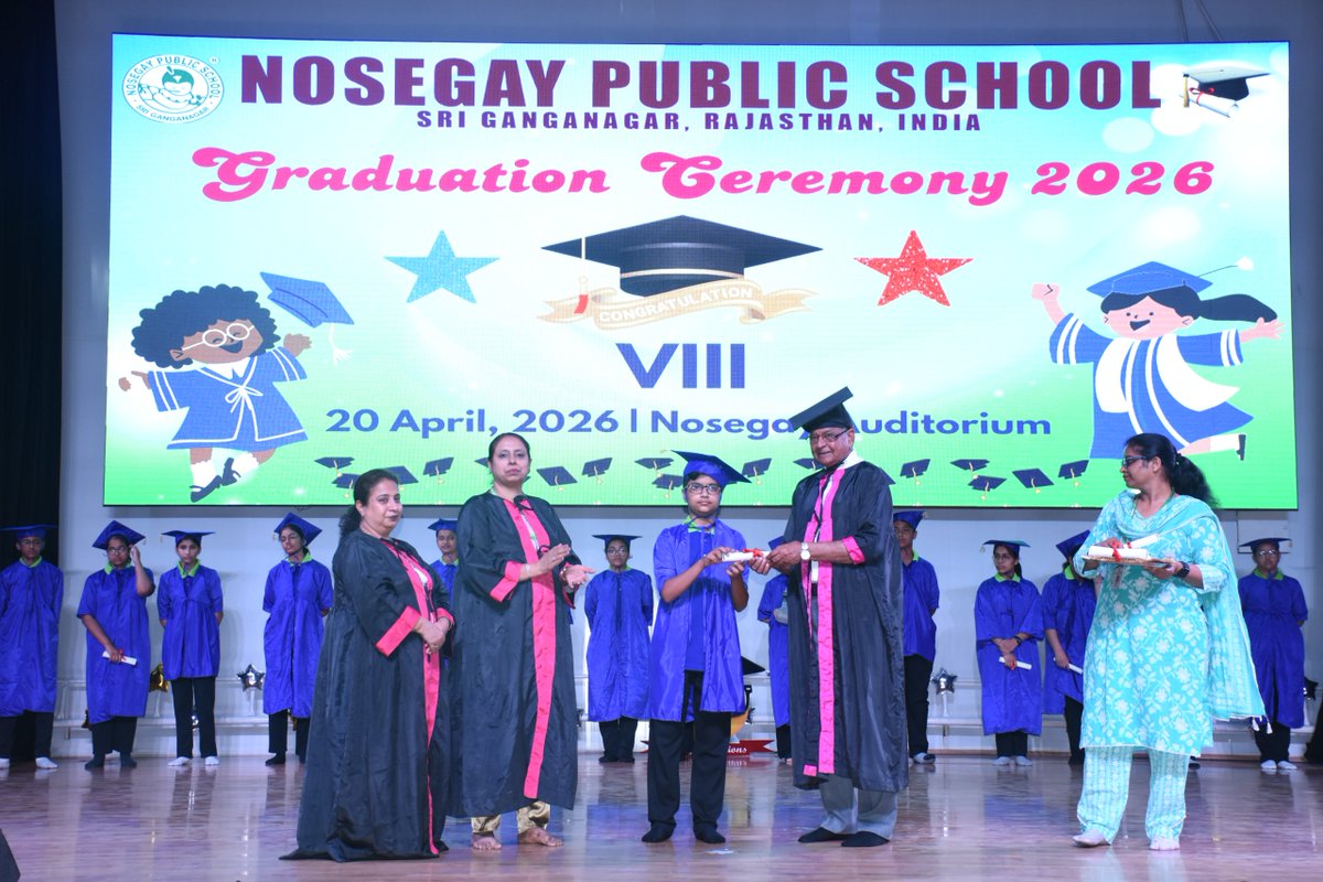 NosegaySchool's tweet image. 🎓 Graduation Ceremony – Class VIII to IX 🎉

#GraduationDay #ClassOf2026 #ProudMoment #SchoolMemories #NewBeginnings #AchievementUnlocked #FutureReady #CeremonyVibes #StudentSuccess #MilestoneMoment #NosegayPublicSchool #CBSE #AcademicExcellence #DreamBig #CelebrateSuccess