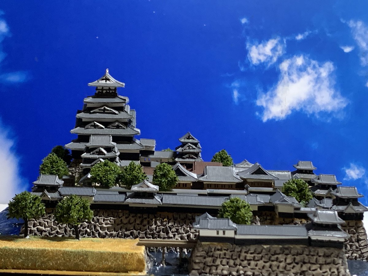 お城のジオラマ鍬匠甲冑屋 岐部博 tweet media