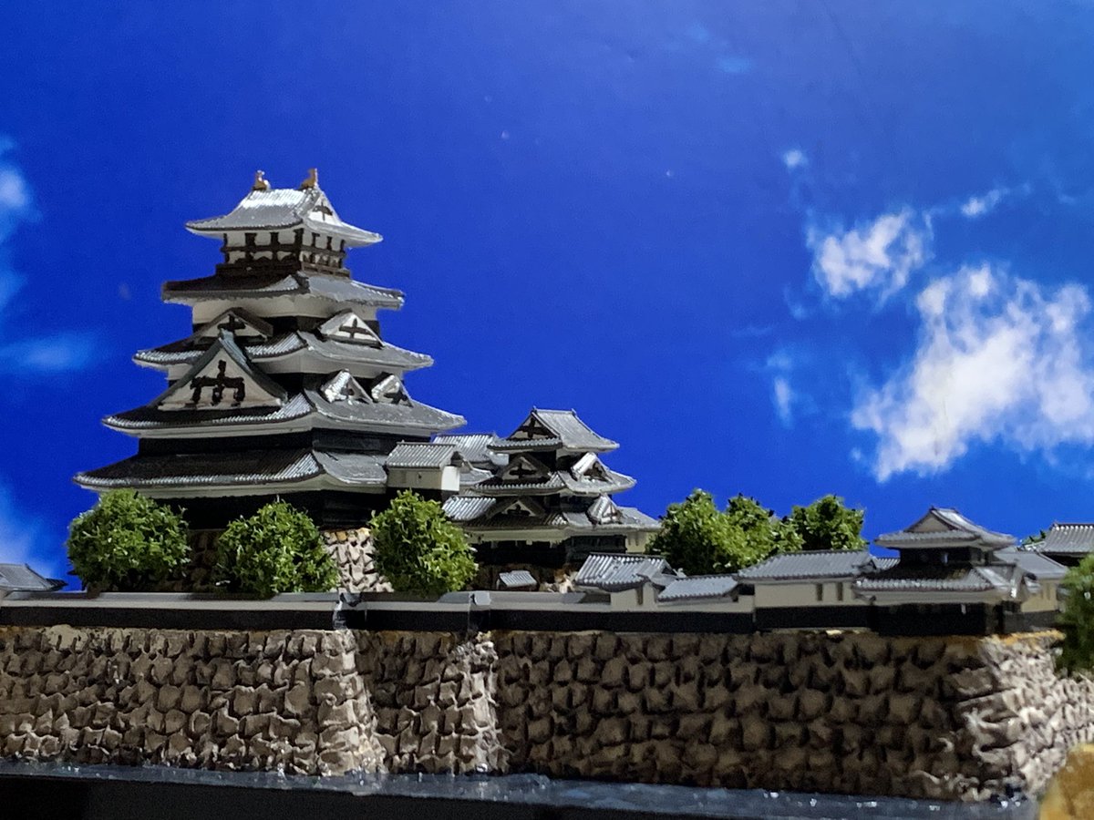 お城のジオラマ鍬匠甲冑屋 岐部博 tweet media