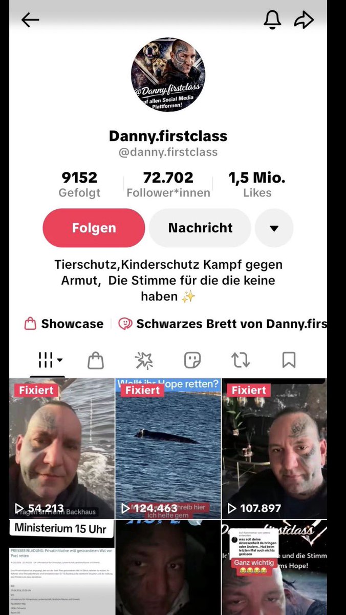 #Timmy
#Buckelwal

Das ist Mr. First Class
TikTok Clown und selbsternannter Walretter
Sowas zum Teamleiter zu machen ist einfach nur irre.

Sehr beschäftigt mit Content produzieren für ein bisschen Fame

Da kann mal schon mal 3 Vets ankacken
Zusammen mit dem Buchautor