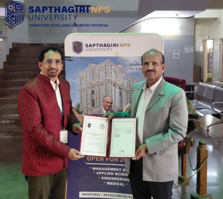 sapthagirinps's tweet image. Sapthagiri NPS University, India, proudly expands its global academic footprint through the successful exchange of Memoranda of Understanding (MoUs) with Colorado State University, United States of America.

#SapthagiriNPSUniversity
#ColoradoStateUniversity
#GlobalCollaboration