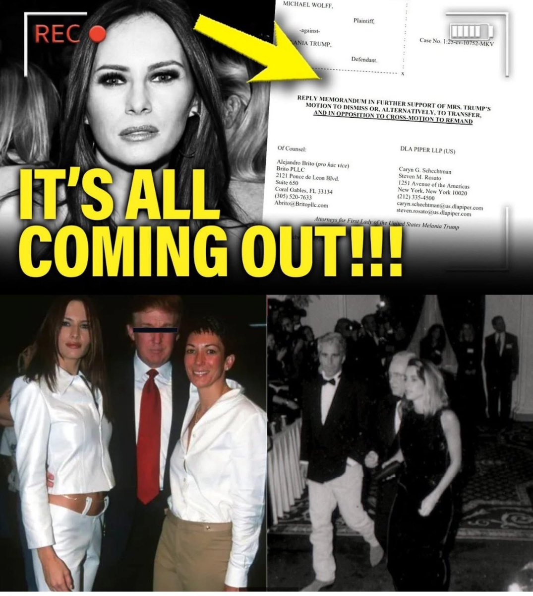 Is the truth finally coming out? Melania Trump stuns federal court with a SHOCKING DISCLOSURE about Jeffrey Epstein’s secret inner circle

Melania Trump has filed a stunning federal court document in New York, aggressively denying ties to Jeffrey Epstein despite irrefutable