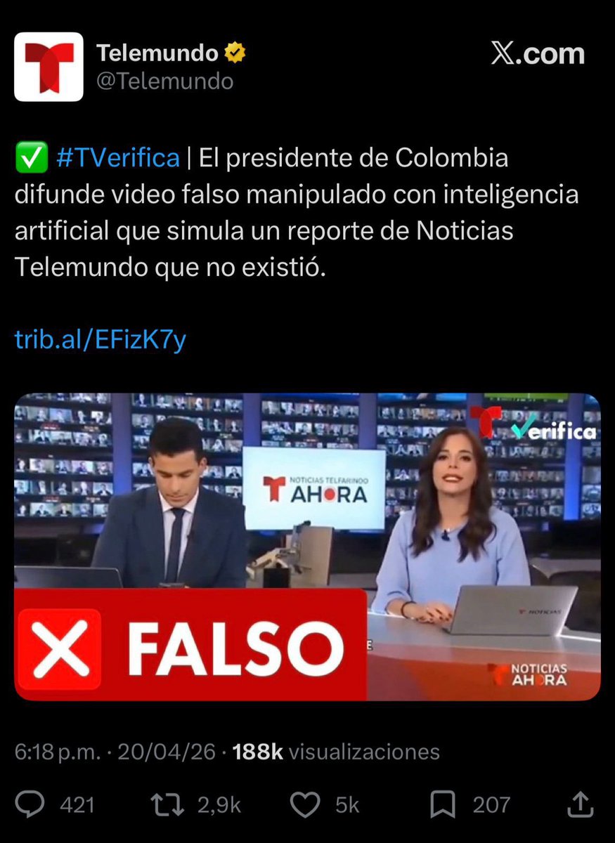 Petro el rey de las Fake News.