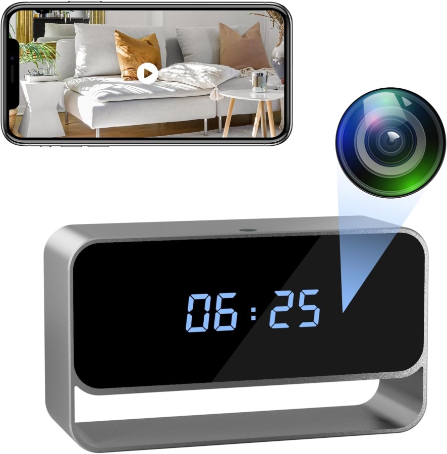 SpyGadgets4's tweet photo. 4K Wifi Clock Camera with Night Vision and Motion Detection Notifications: 

To see more click the link: https://t.co/ZqlNoac6sX https://t.co/GKxtEw2dor