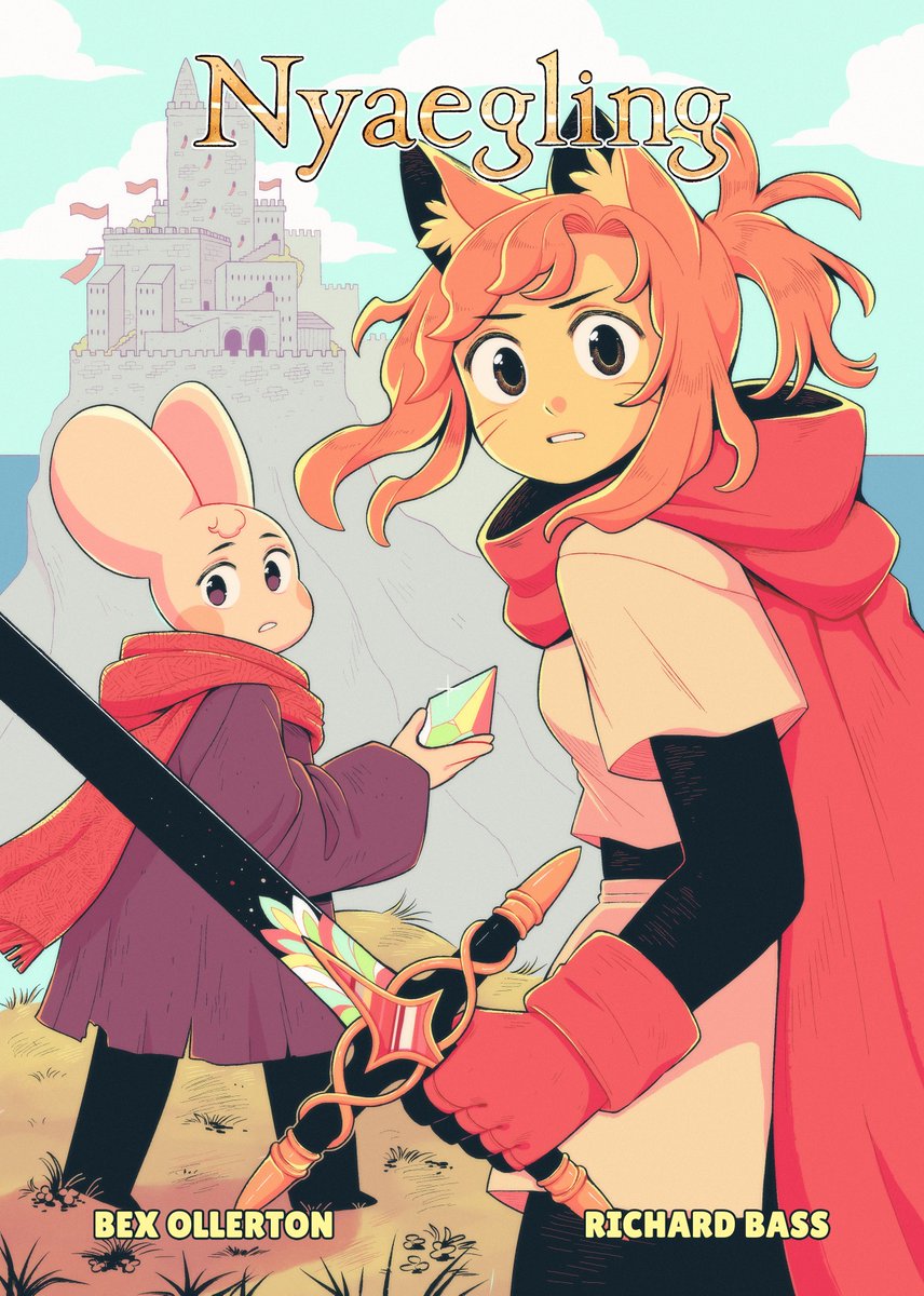 RB6K's tweet image. If you like Fantasy Adventure, Catgirls and Sword fights, check out this short introduction to our graphic novel 'Nyaegling' (N-yay-gling - suitable for ages 12+) which can be found for free here:

carrd.us22.list-manage.com/subscribe?u=b2… 

#comic #cats #art #furry #oc