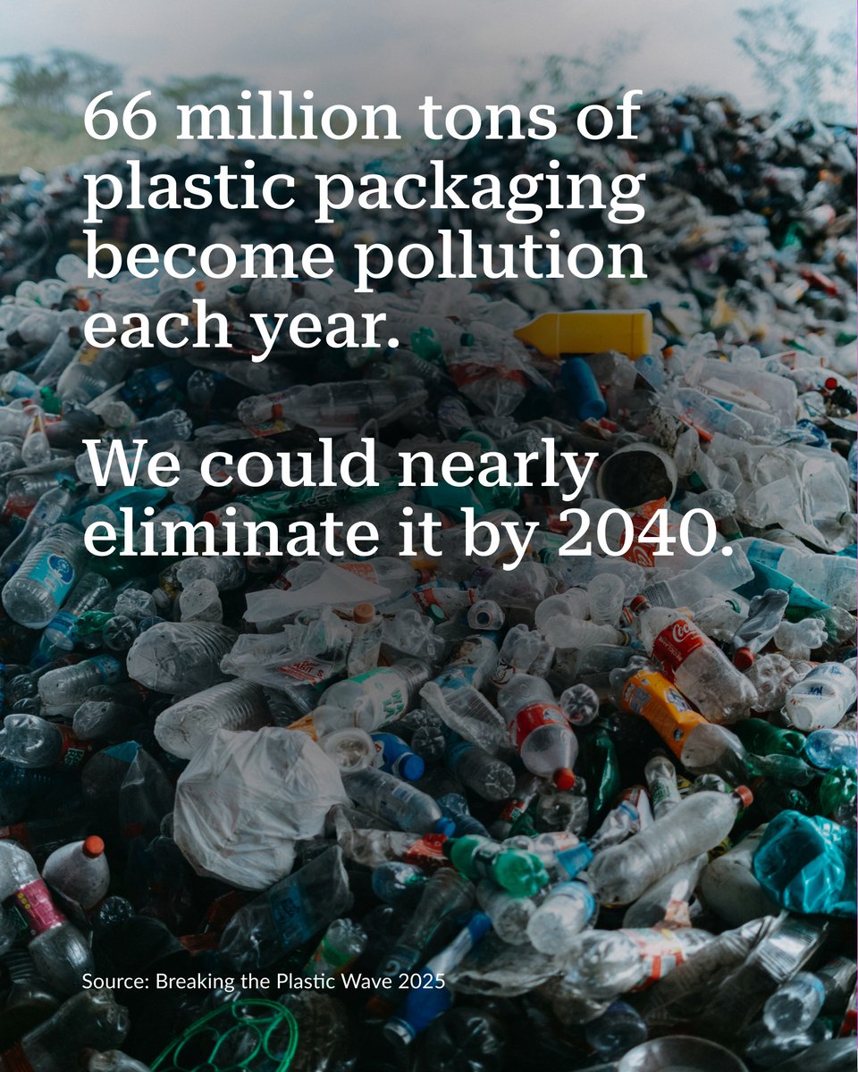PewEurope's tweet photo. We can cut plastic packaging pollution by 97% by reducing plastic packaging production and investing in reuse and return systems.
Think bringing empty boxes to stores or refillable cups to cafes. https://t.co/O3TvXsyVqQ
📸Elbert Lora/Unsplash #BreakingThePlasticWave https://t.co/H1d7z7YjZN