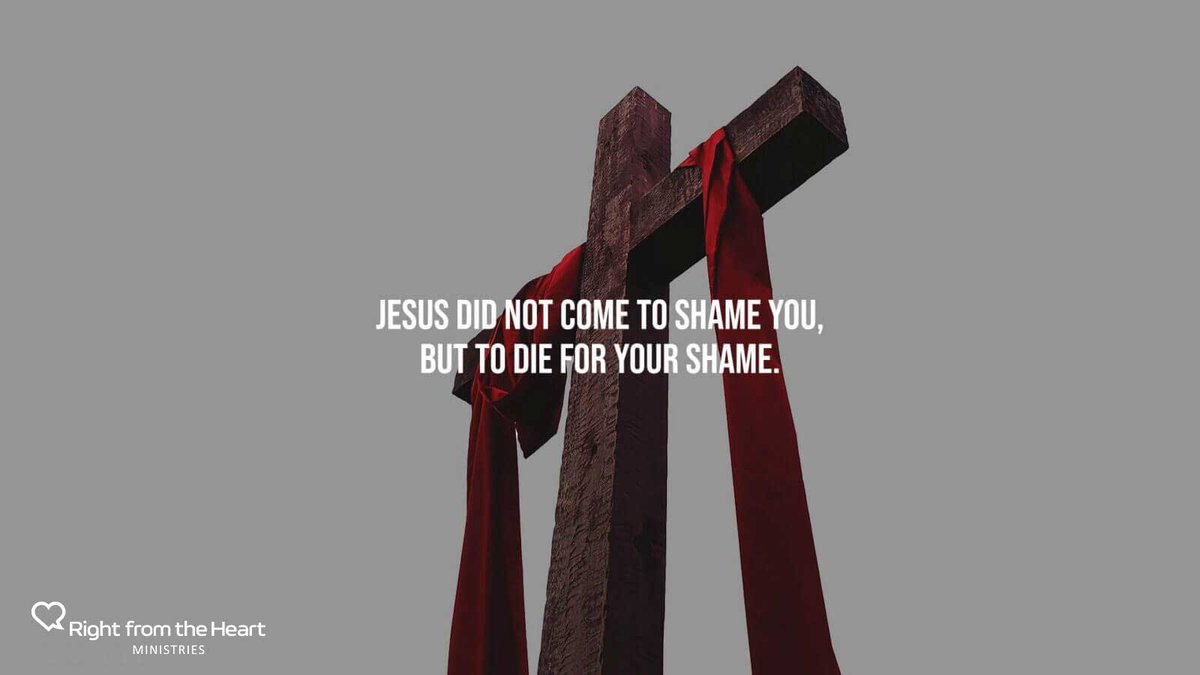 JESUS DIED FOR OUR SHAME
ow.ly/c5rZ50YMSbC