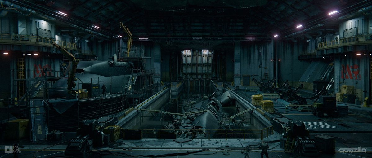 onepixelbrush's tweet image. New #OffTheGrid environment concepts!⚓💥A look into Teardrop Island’s naval operations, the submarine facility where the fleet is repaired and prepped. Thank you Gunzilla &amp;amp; Nikolas Gekko!

CA: Stefano Federico
AD: Piotr Krynski
CD: Shaddy Safadi

#Blender #ConceptArt #ScifiArt