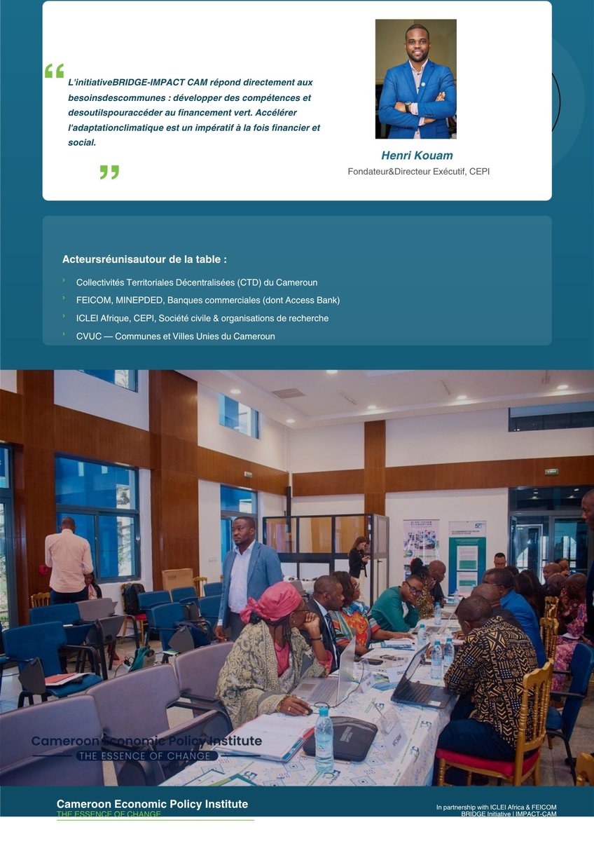 Cameroon Economic Policy Institute (CEPI) tweet media