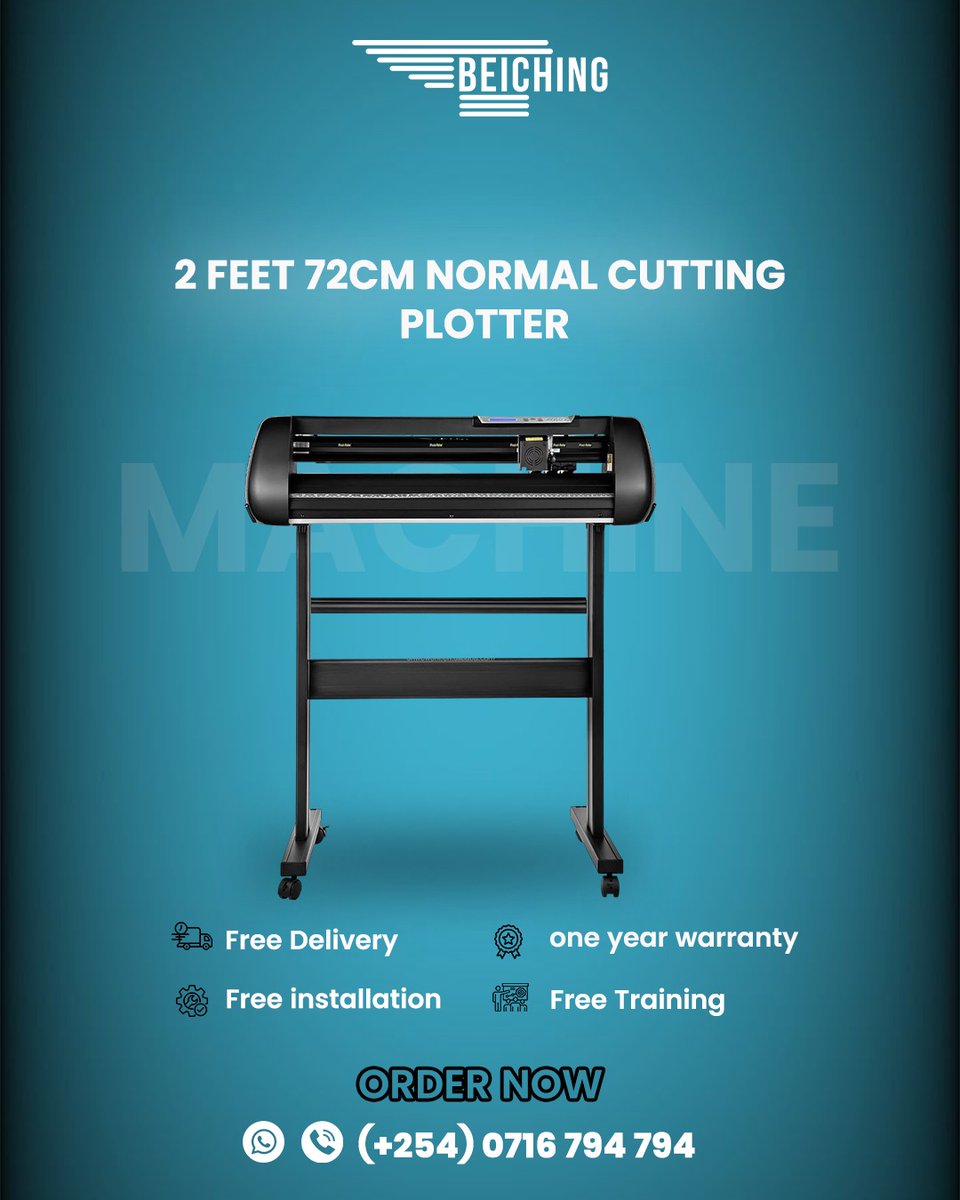 beichingKe's tweet image. 🚀 2FT (72CM) CUTTING PLOTTER

💎 HIGH PRECISION VINYL CUTTING
🛡️ SMOOTH &amp;amp; RELIABLE
⚡ PERFECT FOR STICKERS &amp;amp; SIGNAGE
📞 0716794794
BEICHING KENYA
#CuttingPlotter #VinylCutting #StickerBusiness #Signage #BeichingKenya