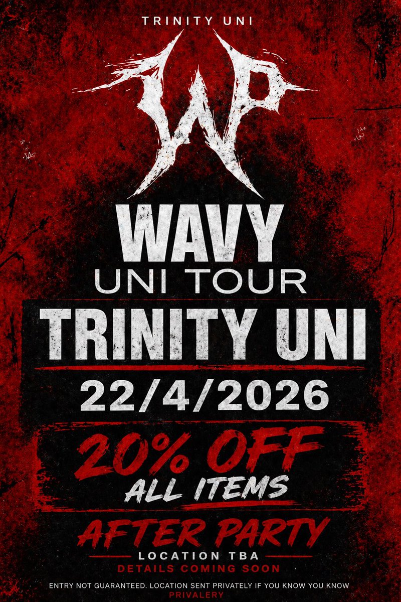 elias2bad's tweet photo. Kicking off the tour, Trinity Uni are you ready?? #unitour #ohmywavy #trinityuniversity https://t.co/kQhoBmZEi6