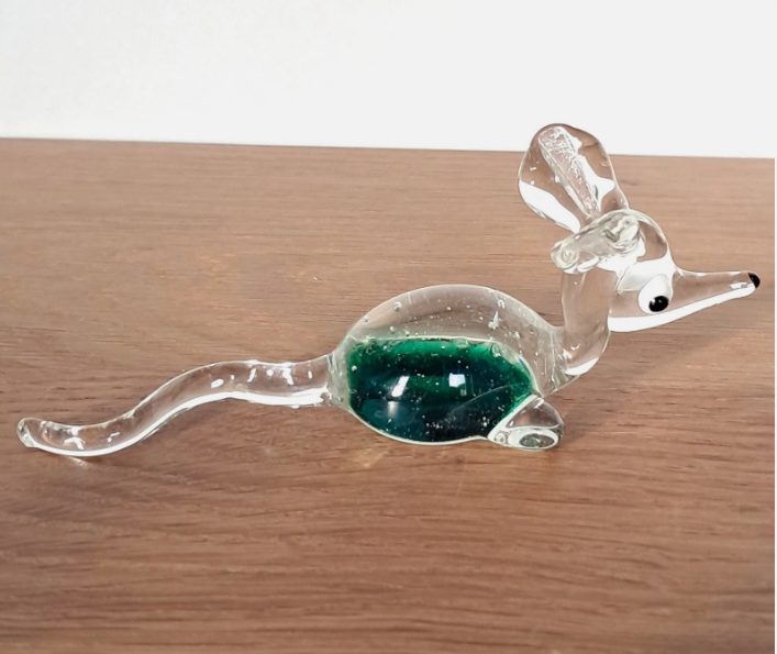 DaisyRain001's tweet image. This Murano style green &amp;amp; clear glass mouse ornament will be the perfect gift for collectors! ebay.us/m/INPjPy #Mice #Murano #NoveltyGifts #GlassGifts