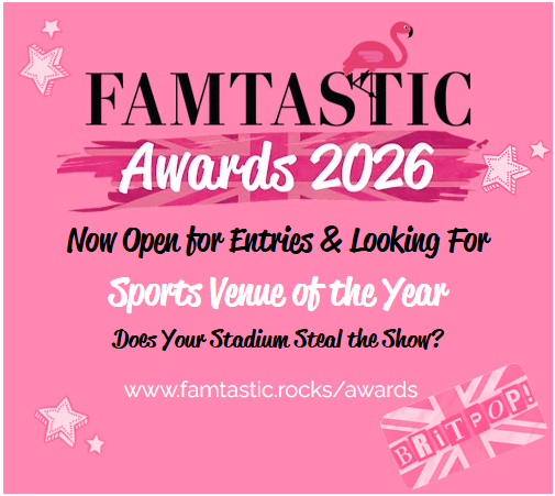 famtasticrocks's tweet image. The #Famtastic Rocks Awards are open #eventprofs 🦩We're looking for the Sports Venue of the Year, with great #MICE space that can host an event as well as a match. If your place brings the buzz long after the final whistle, it’s time to score at famtastic.rocks/awards 🏟️🏅⚽🏇