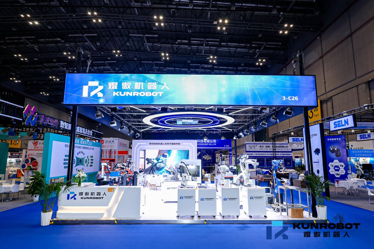 KUNROBOT1's tweet image. KunRobot (Chengdu) is at the exhibition! Displaying robot workstations, automation lines, logistics automation &amp;amp; turnkey solutions. Let’s build smart factories together.
#SmartFactoryExpo #IndustrialAutomation #Exhibition #RobotIntegration
