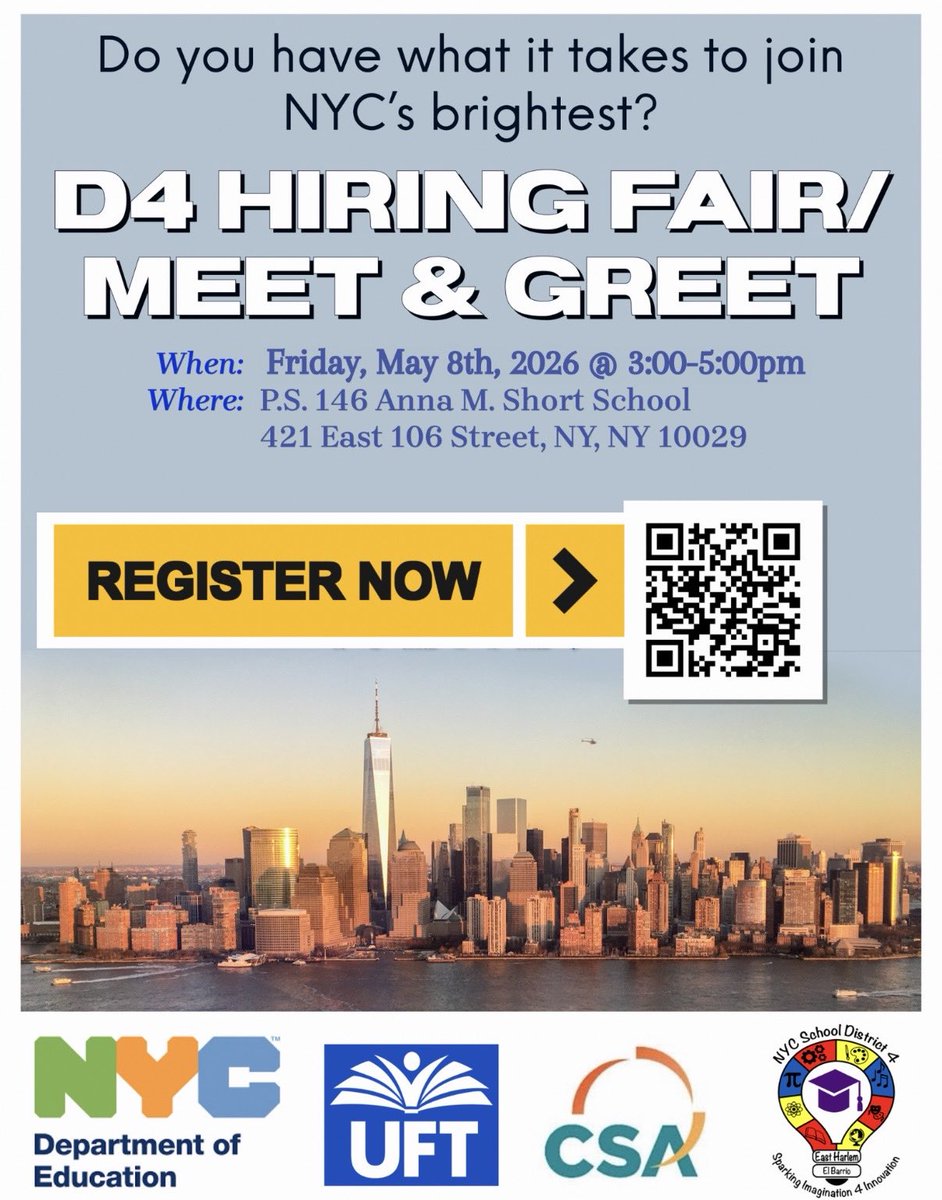 NYC SchoolDistrict 4 tweet media