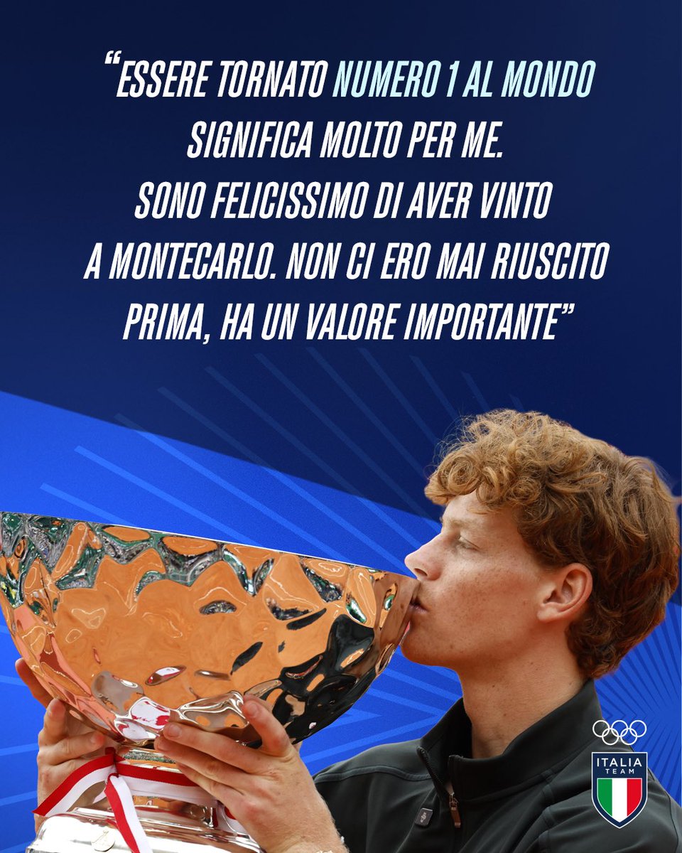 Siamo fieri di averti con noi, Jannik! 💙🔥

#ItaliaTeam <a href="/federtennis/">FITP</a> <a href="/janniksin/">Jannik Sinner</a>