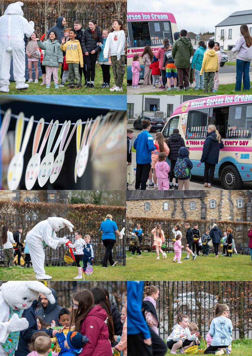 HousingTorc's tweet photo. Great Easter fun in Presentation Gardens, Waterford! 
Thanks to Emma Slowe Entertainment, our mascot bunny, and everyone who enjoyed the egg hunt, face painting, dancing &amp; ice cream
Special thanks to the local community guards for stopping by and saying hello! https://t.co/bOxBVooSsf