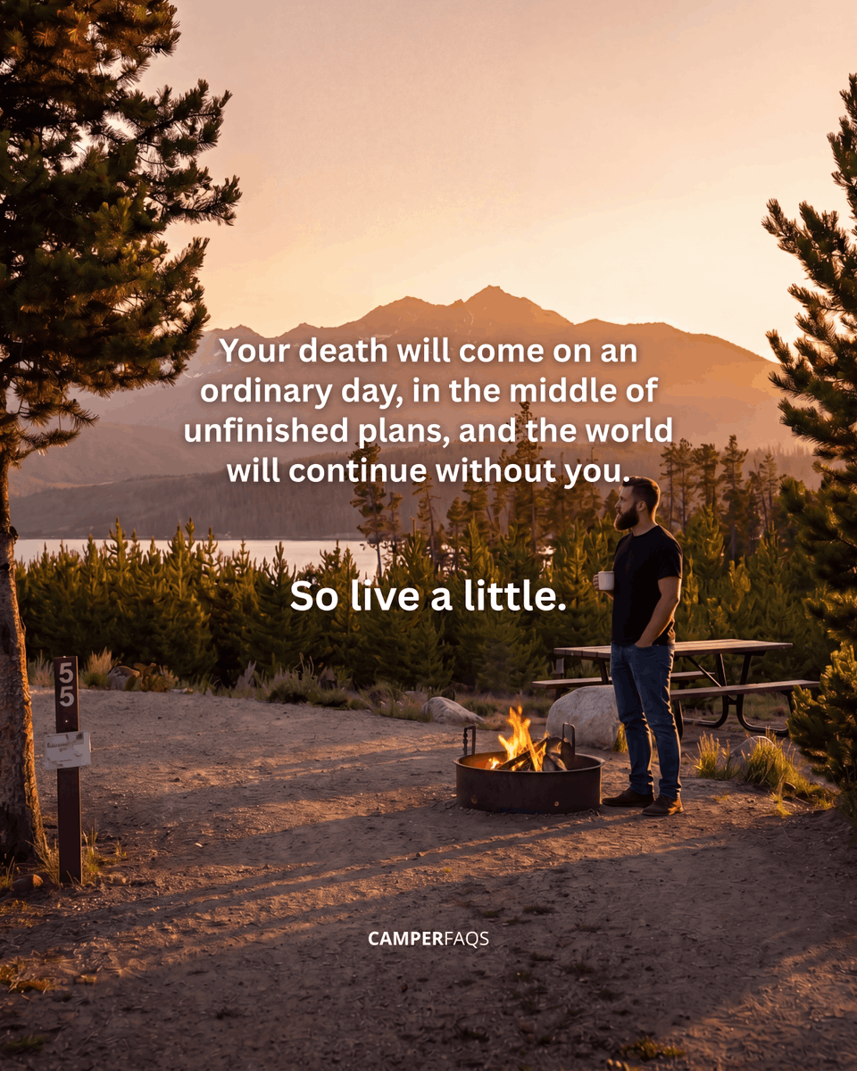 You won't regret the trips you took. Only the ones you kept putting off.