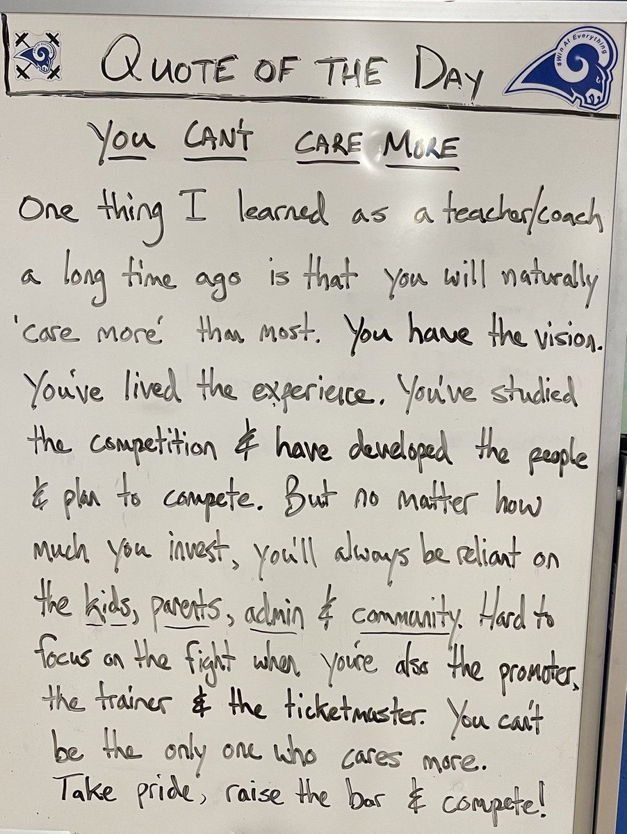 Coach Ray Ostrowski tweet media