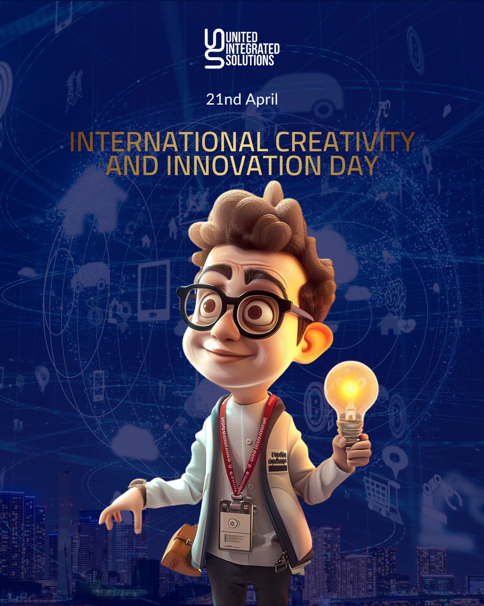 UISMiddleEast's tweet photo. On International Creativity and Innovation Day, https://t.co/N6CxRHImwf celebrates the power of thinking differently and building smarter systems that move businesses forward. 💙

#UIS #UControl #ERP #SaaS #innovationdays https://t.co/n76TO8sPq2