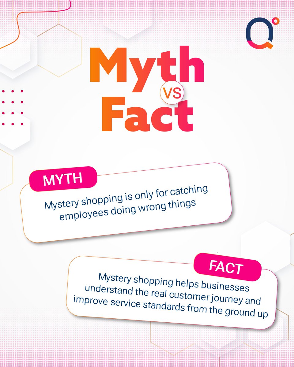 QDegrees's tweet image. Many brands think mystery shopping is about finding mistakes. In reality, it’s about finding opportunities. It helps businesses see their service through real customer eyes, understand gaps in the journey and improve every touchpoint that matters. 
#QDegrees #MysteryShopping #cx