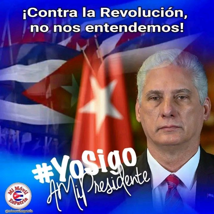 FelixConrado1's tweet image. ¡Contra la Revolución, no nos entendemos! 
#Yi sigo a mi Presidente
#Sisepuede
#CubaNoEstáSola