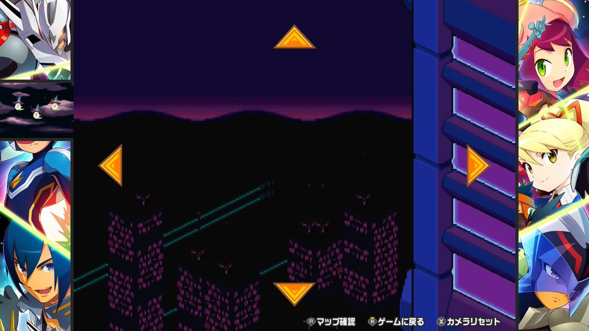 Planaris's tweet image. ねぇねぇ。今さらになって気づいたんだけどさ。流星2の1話でオバケが沸いてるときのTKタワーと背景、さすがにあんまりにもロックマン2すぎない？？？
#流星のロックマン #NintendoSwitch