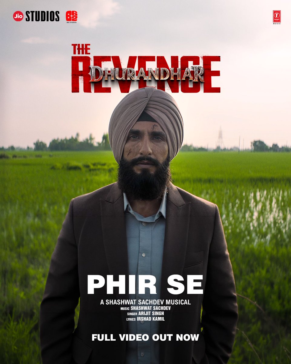 For every heart that never stopped hoping❤️

#PhirSe Full video out now
bit.ly/PhirSeFullVideo

A Shashwat Sachdev Musical 

#DhurandharTheRevenge is now in cinemas worldwide.

<a href="/RanveerOfficial/">Ranveer Singh</a> <a href="/shashwatology/">Shashwat Sachdev</a> <a href="/arijitsingh/">Arijit Singh</a> <a href="/Irshad_Kamil/">Irshad Kamil</a> #RamanaBalachandhran <a href="/rampalarjun/">arjun rampal</a>